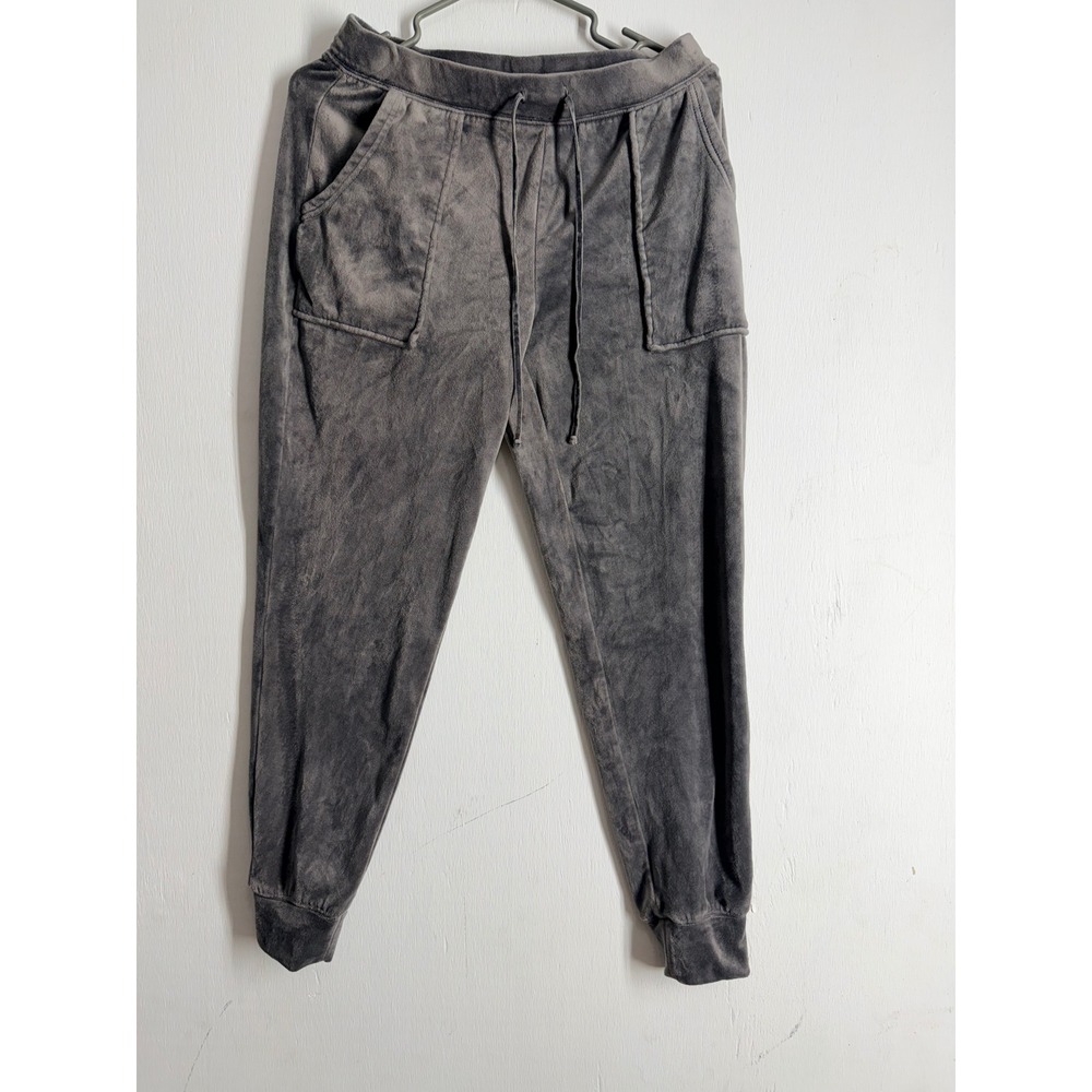 House of Harlow 1960 Gray Velour Joggers Soft Lounge Pants Small